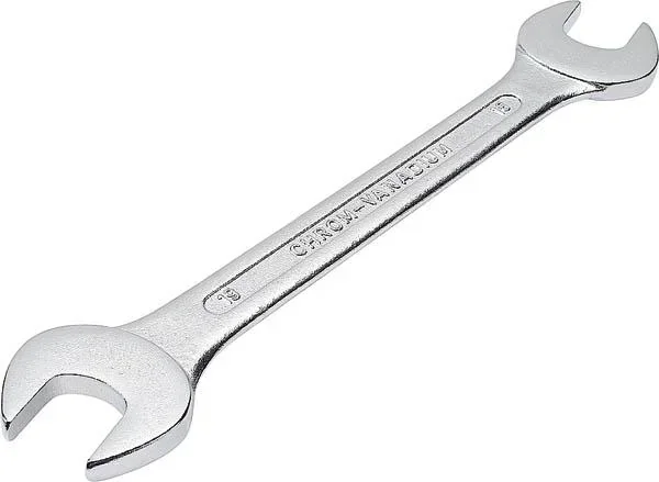 Open-end wrench 12x13 mm chrome-plated