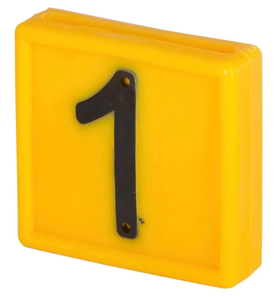 Number block 3 for marking tapes