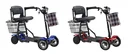 4-wheel electric vehicle Assisi 2.0, 6 km/h, Safety Plus: 36V/15.6Ah Li-Ion, with luggage bag/basket, indicators, foldable, blue