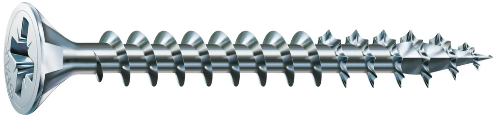 Countersunk head, Phillips Z, full thread 5.0 x 80 mm, 100 pieces