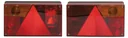 Rear light "Multipoint 1", left, with rear fog light