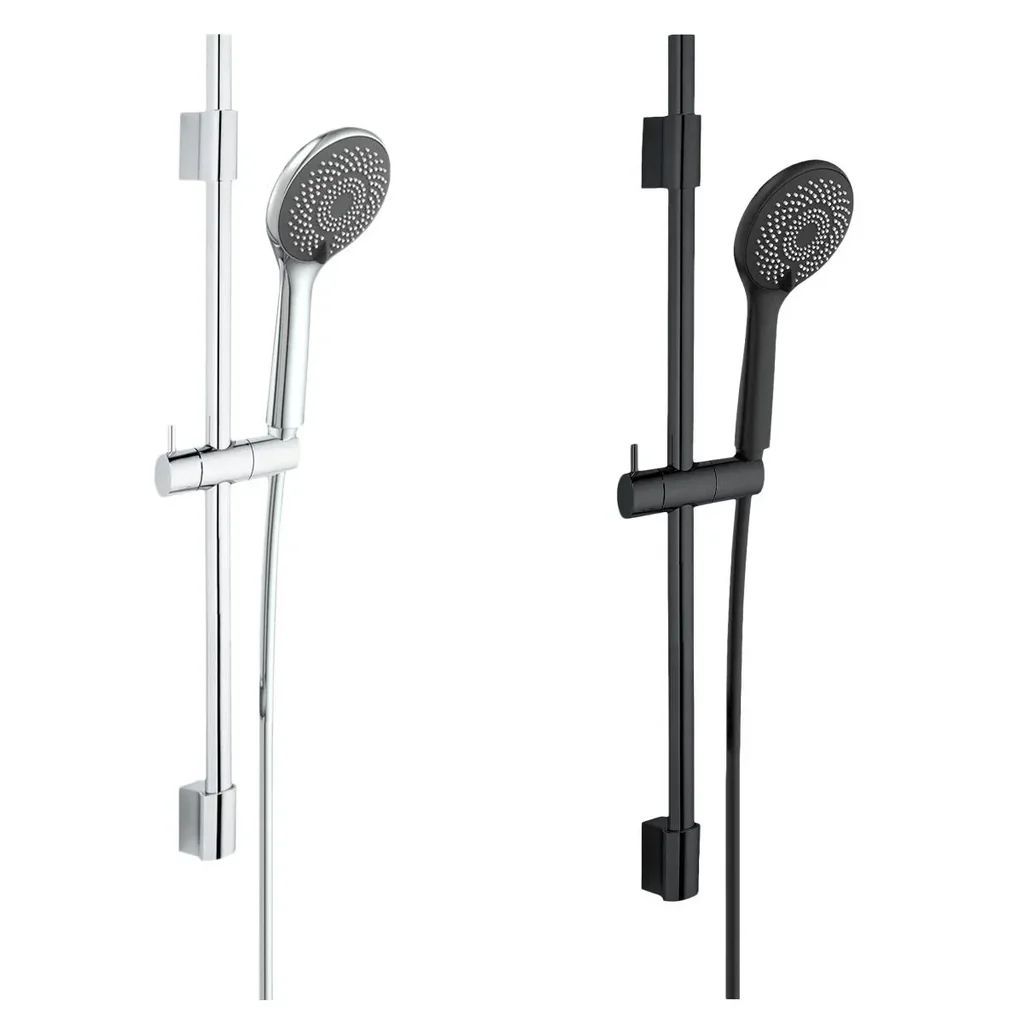 Watersaving shower set Watersaving Chrome, length bar: 70 cm