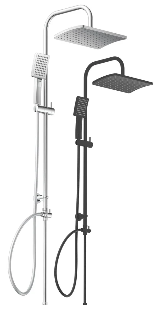 Overhead shower set "Mallorca", chrome