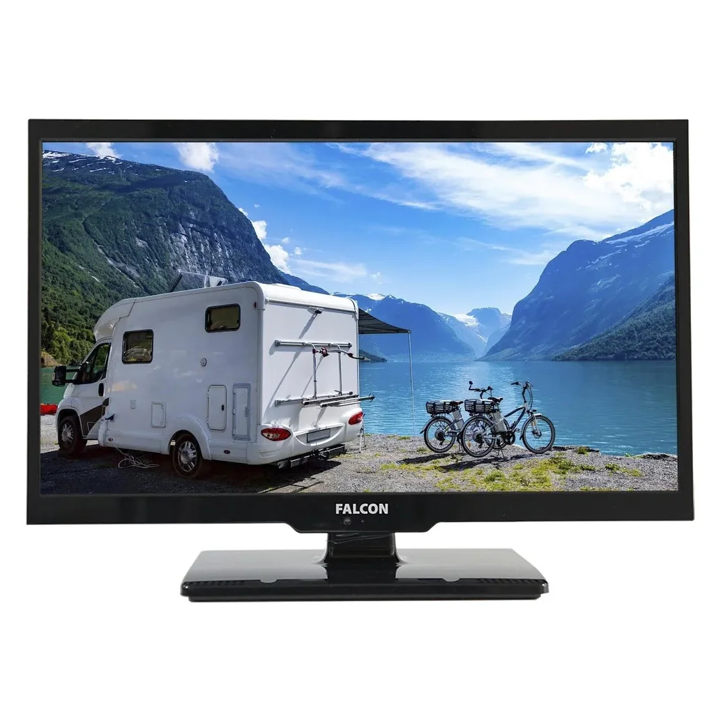 19-inch LED TV with DVD player, 12/24 and 230 volts