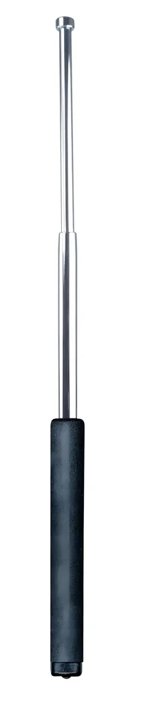 Telescopic pole 21" for self-defense, silver