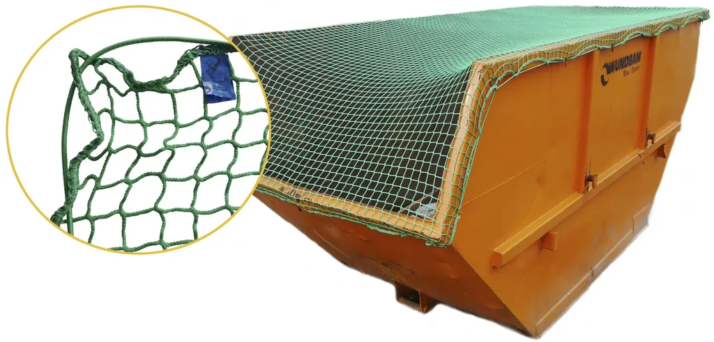 Container net with rubber rope, 3.5 x 2.5 m