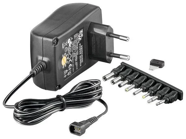 Switching power supply 1000mA / 3 to 12 Volt selectable, stabilized