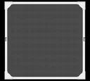 Fly screen magnetic frame with fiberglass fabric, white, 120 x 120 cm