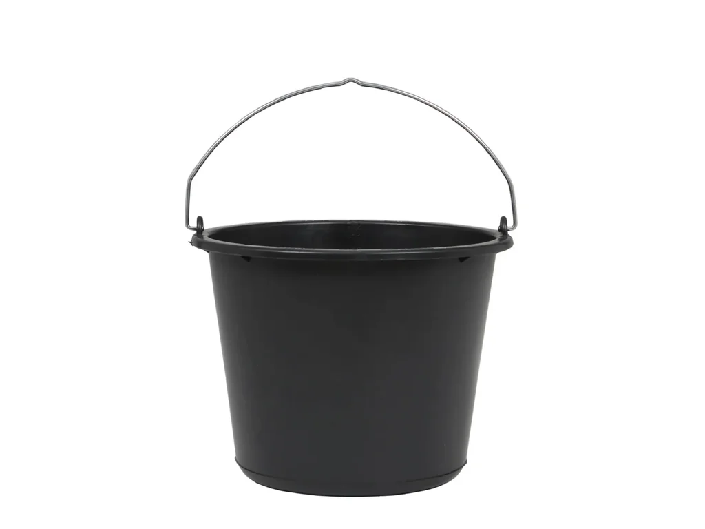 Construction bucket 20 liters Profi-Line black