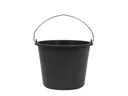 Construction bucket 20 liters Profi-Line black
