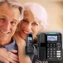 Cordless large button telephone