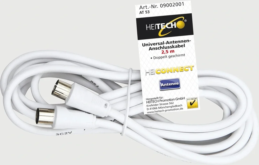 Universal antenna connection cable 2.5m