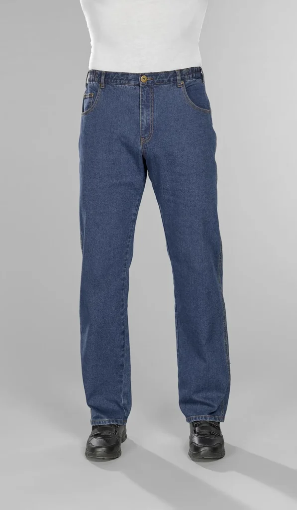 Extra-light travel jeans, color blue stone, size 30
