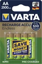 RECHARGE Endless Mignon (AA) rechargeable battery with 1000mAh - 4 pieces