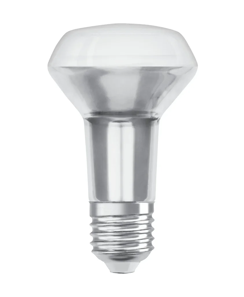 LED STAR reflector lamp R63 with 2.6 watts, E27, 36°, warm white - 2 pieces