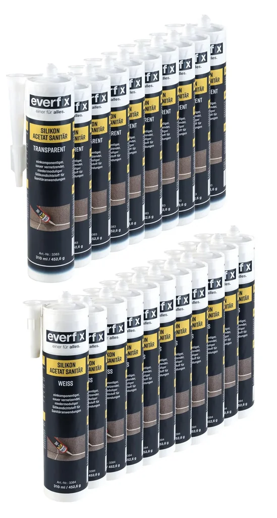 Silicone transparent in a set of 20 pieces