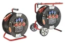 Professional reel Mammut 460 Version 6, 30m, 3 sockets 230V, 2+1-CEE sockets, with foldable base frame