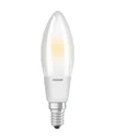 LED SUPERSTAR RETROFIT candle with 6.5 watts, E14, warm white, matt, dimmable