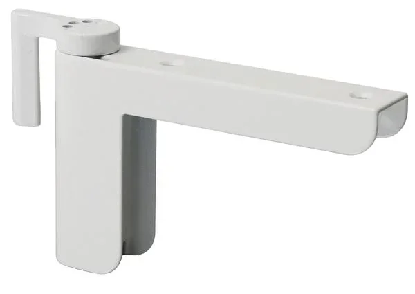 Mini door closer, white, attachable without drilling