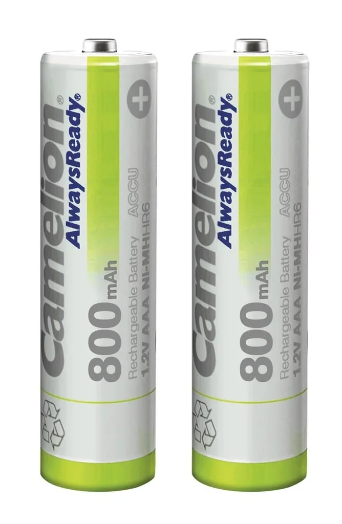 NiMH Micro (AAA) V-battery with 800 mAh - 2 pieces