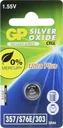 Silver oxide watch battery SR44 - 1 piece