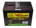 Weidezaunbatterie Premium 120, 9 Volt - Alkaline
