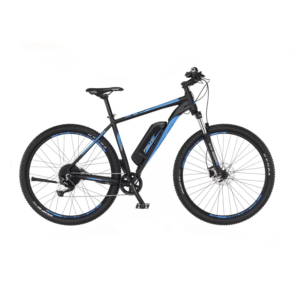 Unisex E-Bike MTB, 29 inches, frame size 51 cm, 10-speed derailleur, matte black, MONTIS EM 1724