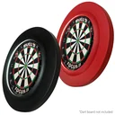 Dartboard border with red lighting