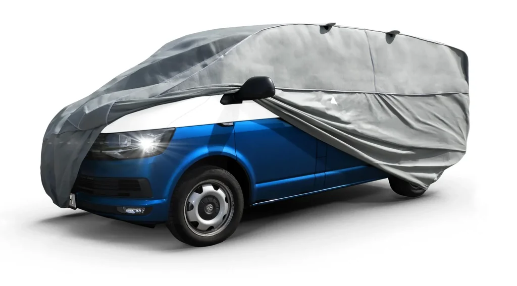 Bus hail protection tarpaulin Hybrid UV Protect, van hail protection garage size L