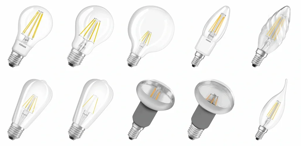 LED Classic Filament lamp with 10 watts, E27, warm white