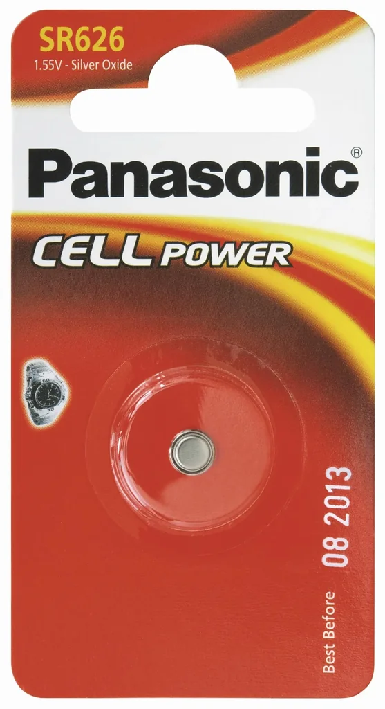 Silver oxide button cell SR626 / V377, 1 piece