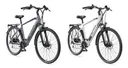 Men's aluminum trekking e-bike, 28 inches, frame height 50 cm, 24-speed derailleur, chalk, XC941 Expedition