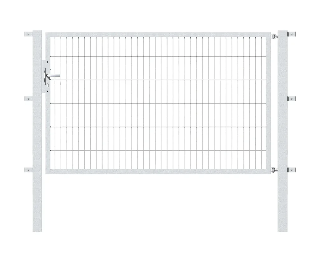 Single gate Flexo with accessories, hot-dip galvanized/ width 200 cm, height 120 cm