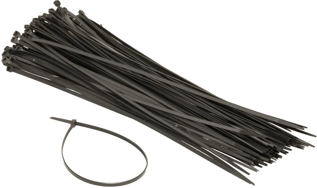 Cable tie set, length 37 cm - 4.8 mm, contents 100 pieces