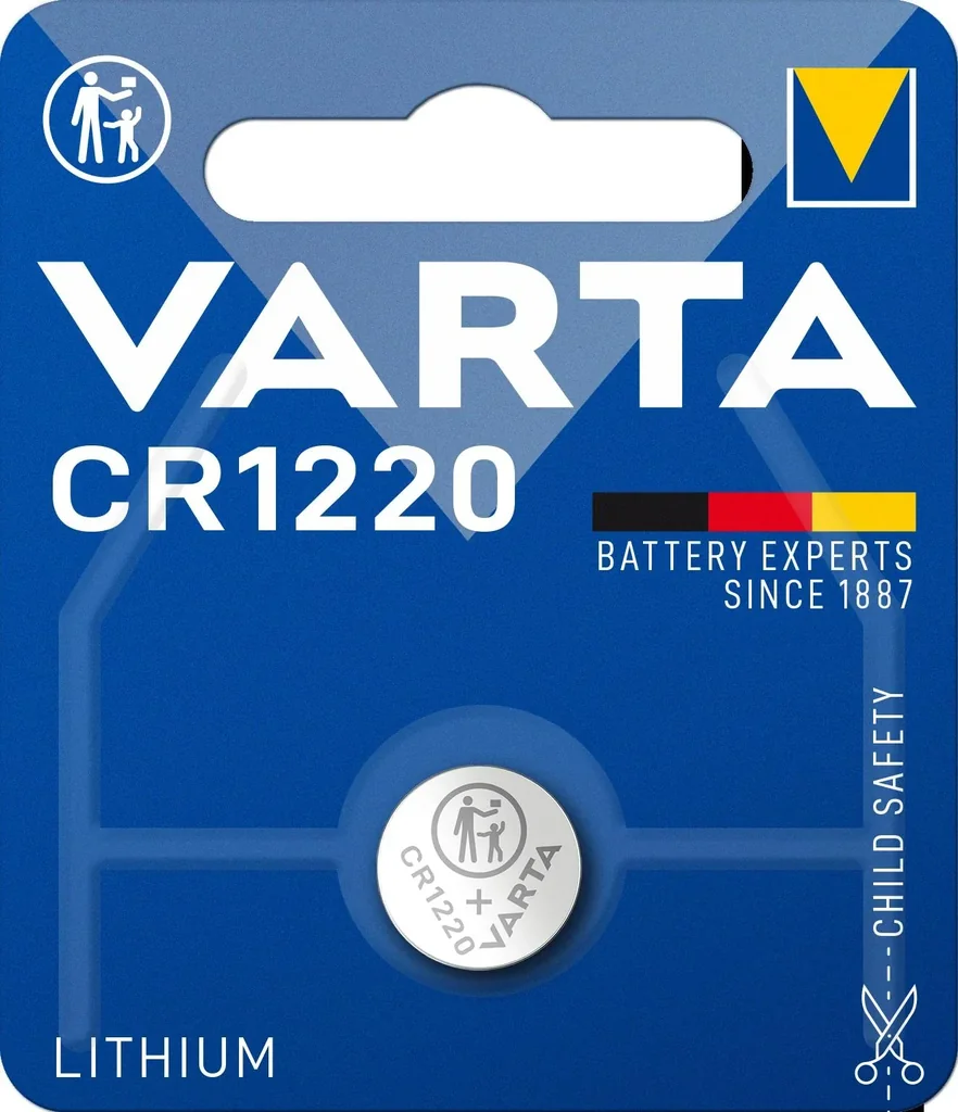 Lithium button cell CR1220 - 1 piece