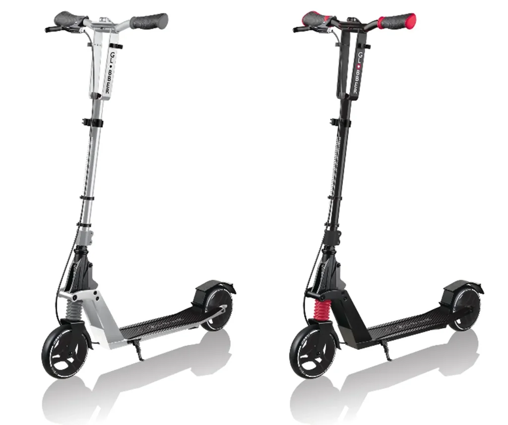ONE K 165 DELUXE scooter, 165 mm, ABEC 7, height adjustable, handbrake, folding mechanism, black