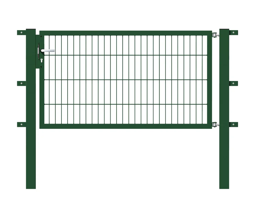 Single gate Flexo with accessories, green/ width 150 cm, height 120 cm