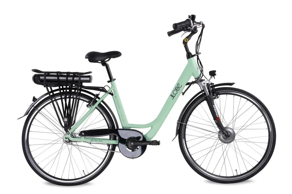 Unisex City E-Bike 28 inches, frame size 50 cm, 7-speed hub gear, Metropolitan Joy 2.0 pastel green, 13 Ah