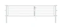 Double gate Flexo with accessories, hot-dip galvanized, width 350 cm, height 80 cm, PF: 80x80 cm
