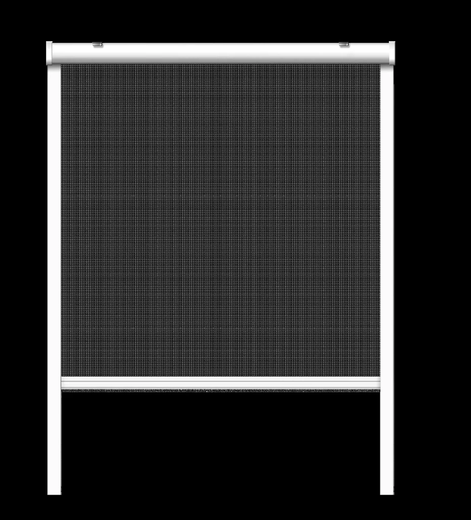 Insect screen roller blind for windows, white, 130 x 160 cm