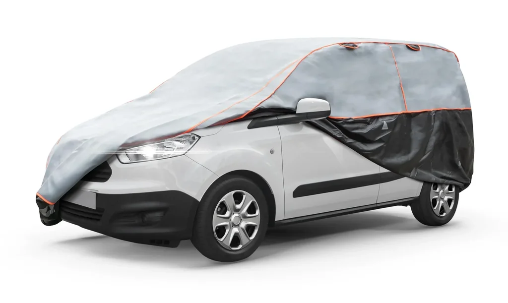 Bus hail protection tarpaulin Perma Protect, van hail protection garage size L