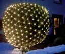 LED light net 2x2 meters, 160 warm white LEDs