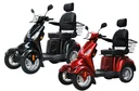Electric mobility scooter 525 Black 4 wheels, senior mobility scooter