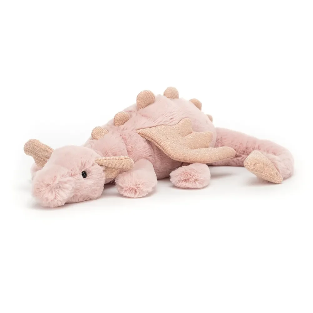 Jellycat Pluszak, maskotka - Rose Dragon, Rozmiar: Mały - H8 X W30 CM