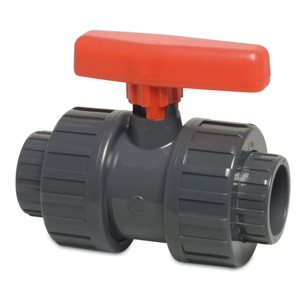 Zawór kulowy PVC 32mm z mufą PN16 - Basen, oczko wodne, akwarium