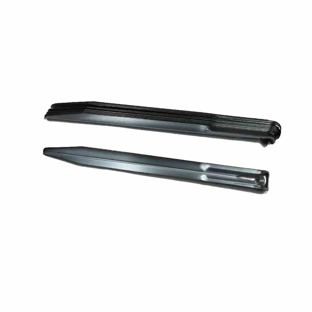 Zestaw 10 sztuk szpilek do namiotu, śledzie metalowe, 23cm