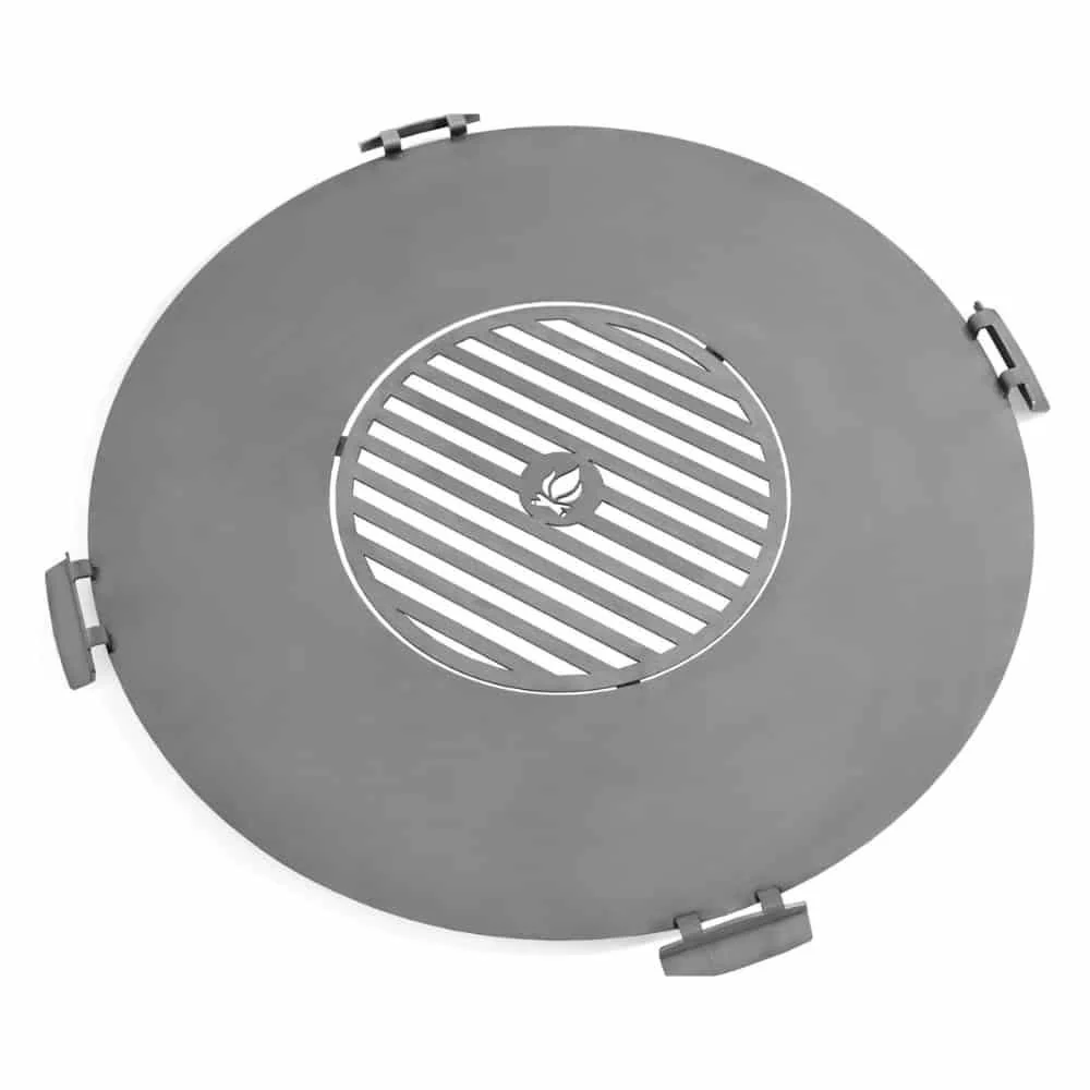 Płyta Grillowa do Paleniska 98 cm + Ruszt 46 cm - Stal Nierdzewna