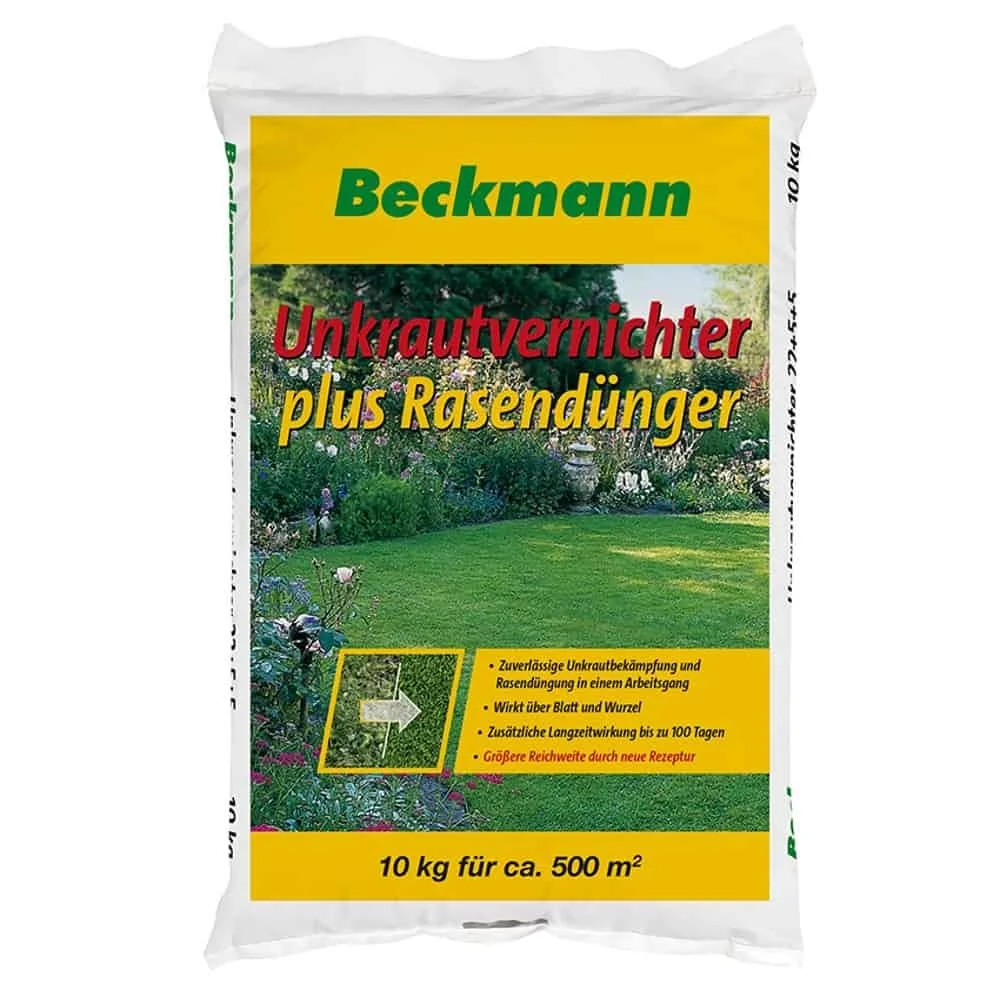 Nawóz do trawnika z odchwaszczaczem 10kg, długo działający, 500m²