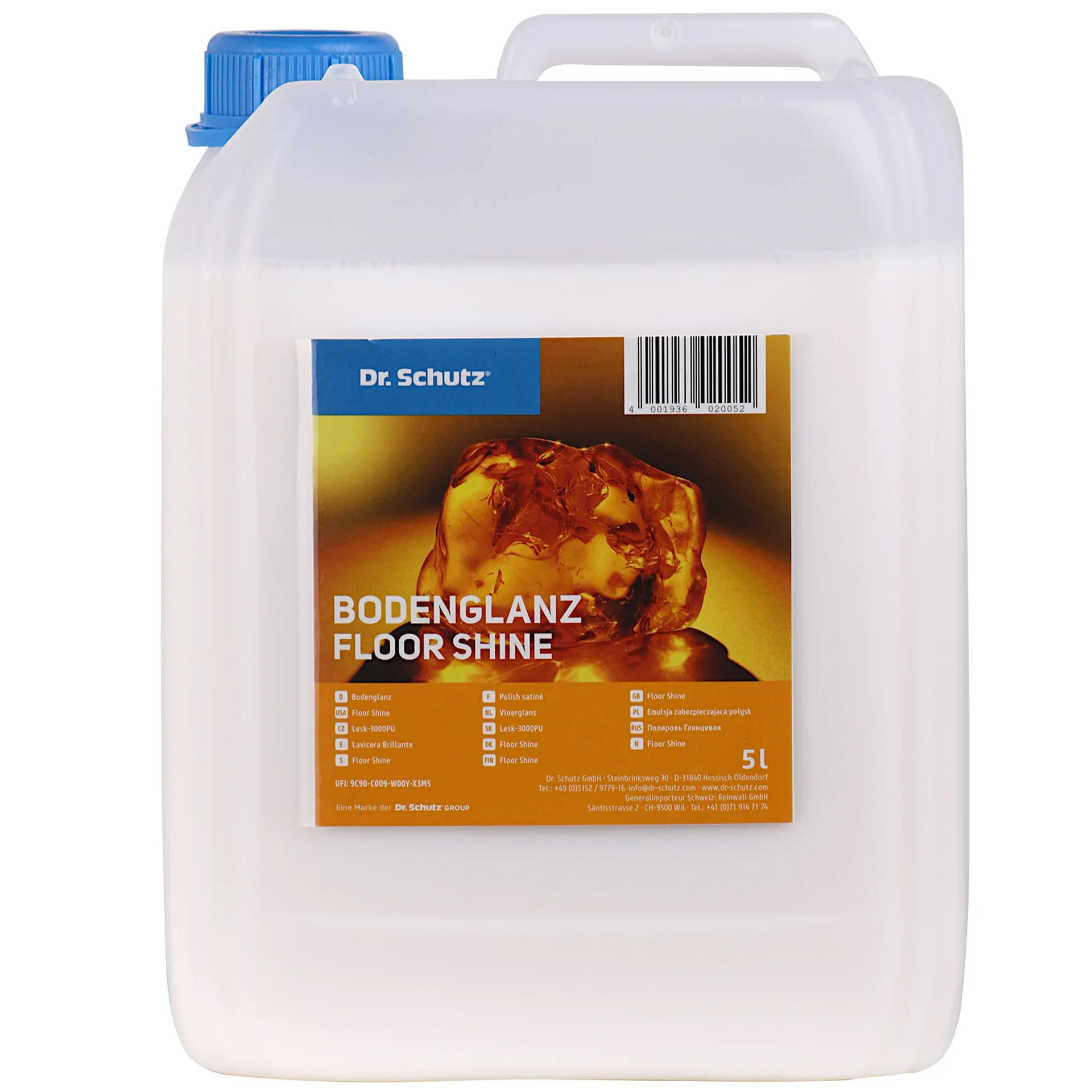 Płyn do mycia podłóg 5 Liter, nabłyszczający płyn do podłóg, środek do mycia podłóg 100m²