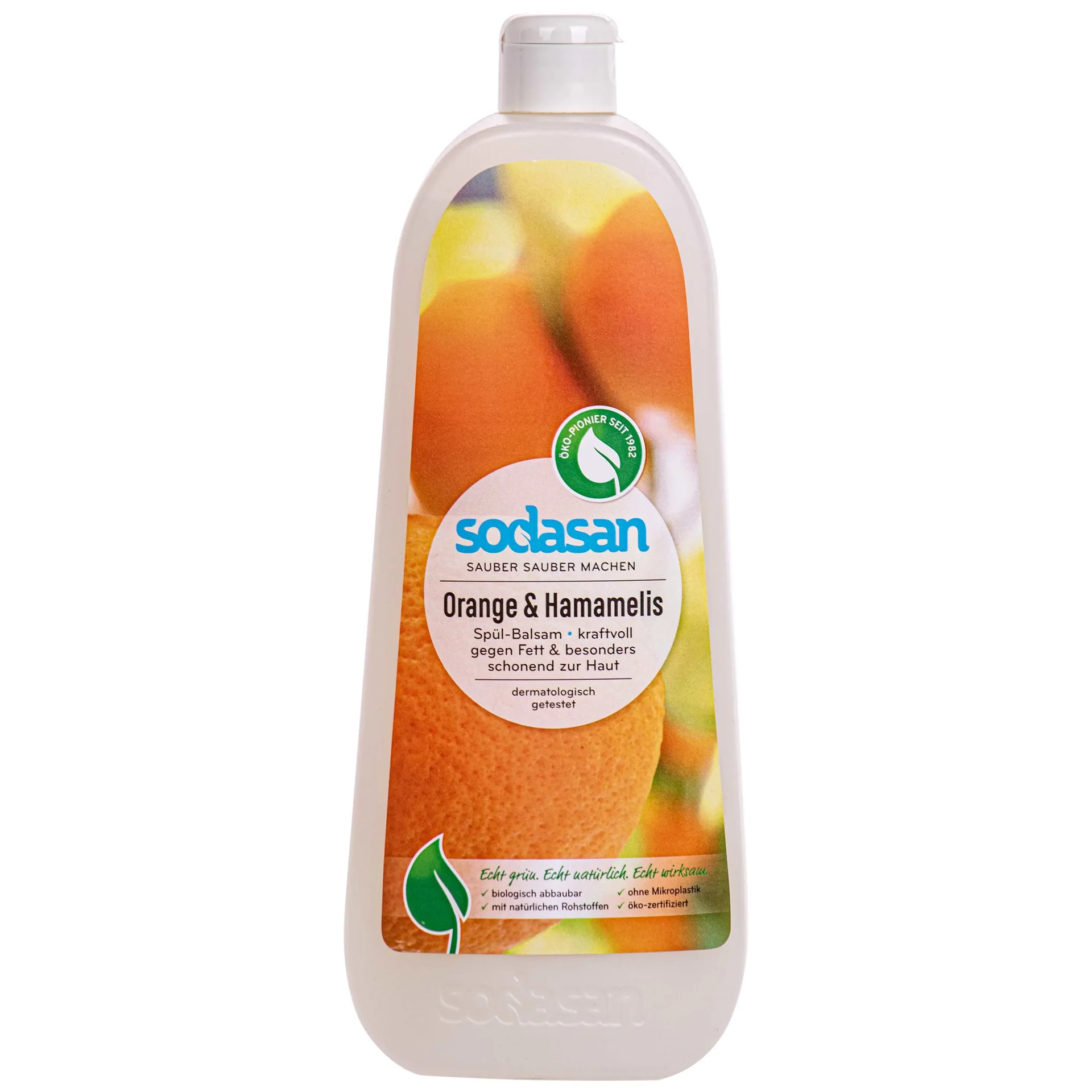 Płyn do naczyń, balsam pomarańczowy z hamamelisem, 1 litr